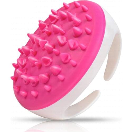 11cm Soft Handheld Bath Shower Body Anti Cellulite Massager Brush Glove Relaxing Spa Brush Tool