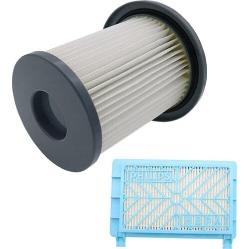 2pcs/set Vacuum Cleaner HEPA Filter element + Air filter for Philips FC8720 FC8724 FC8732 FC8734 FC8736 FC8738 FC8740 FC8748