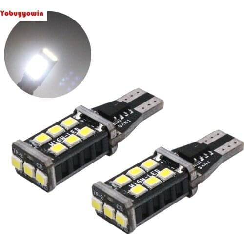 2x 12V CAN-Bus W2.1x9.5d T15 W16W 15-2835SMD Power LED-SMD Lampe Blanc 6000K