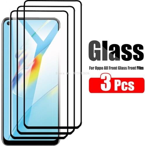 3 Pcs Premium Front Glass For Oppo A54 A74 4G Screen Protector On For Oppo A94 5G Tempered Glass Protective Film OppoA54 OppoA74