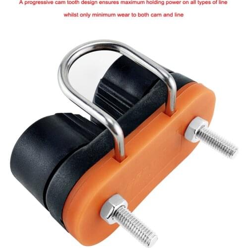 3x Boat Kayak Sailboat Cam Cleat Fast Entry for 3-12mm Rope Ball Bearing
