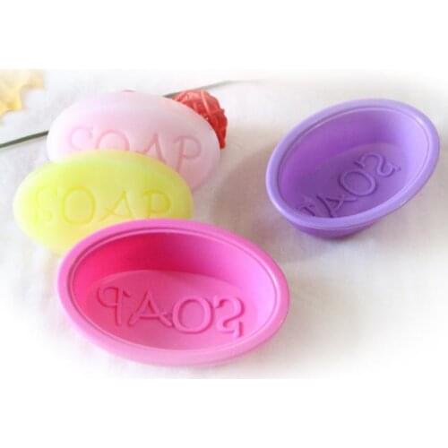 500pcs Multi-function Soap Oval Diy Silicone Mold Soap Candy Cake Cake Decoration Baking Tool Silicone Mold SN785