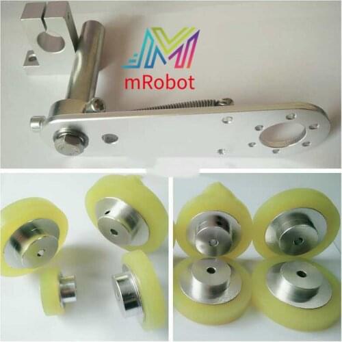 Aluminum Silicone Industrial Encoder Wheel Meter Measuring Wheel For Rotary Encoder Wear-resistant