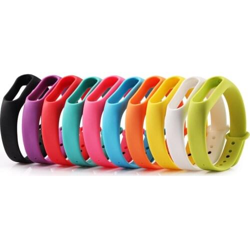 Bracelet 4 Wristband Bracelet Original Silicone Strap Solid Color M3 M4 Bracelet Wristband Smart Silicone Strap Replacement
