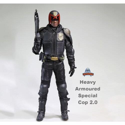 Art Figures AF022 1/6 Heavy Armoured Special Cop 2.0 Soldiers Judge Out Of Print Action Figure Full Set Model for Fans Gifts