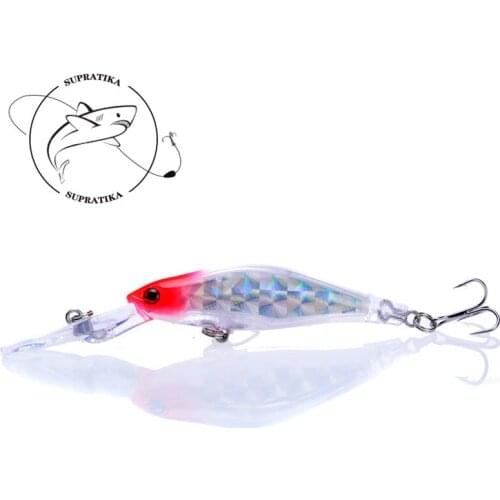 10CM/7G Artificial Minnow Wobblers Freshwater Plastic Fishing Bait Diving Depth0.5-2M Anti-Corrosion Fishing Lure Hard Bait