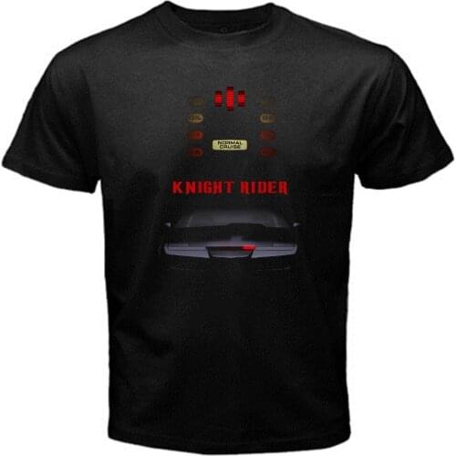 Kitt Knight Rider Classic Retro Tv Series Karr Black 2019 Hot Sale New MenS High New Fashion MenS Shirt Brand Clothing Online
