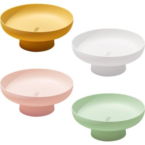 Round Candy Snack Tray Stand Fruit Picnic Food Dishes Pastry Box Cake Display N58C