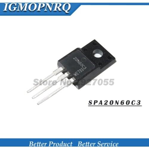 5PCS SPA20N60C3 TO-220F 20N60C3 TO220F SPA20N60 TO-220 N-channel MOS transistor 20A 600V new