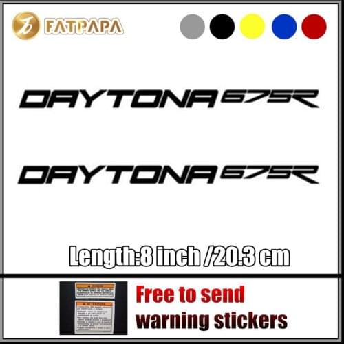 Motorcycle bike Fuel tank Wheels Fairing notebook Luggage helmet MOTO Sticker decals For Triumph Daytona 675R