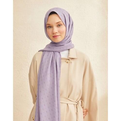 Salland Pearl Lilac Shawl Trend New Model 2021 Elegant Womens Headscarf Scarf Shawl Scarf All Seasons Comfortable Use Easy to Shape Flexible Anti-Wrinkle Quality Fabric Hijab Clothing Accessory Scarf Fashion PEAL001