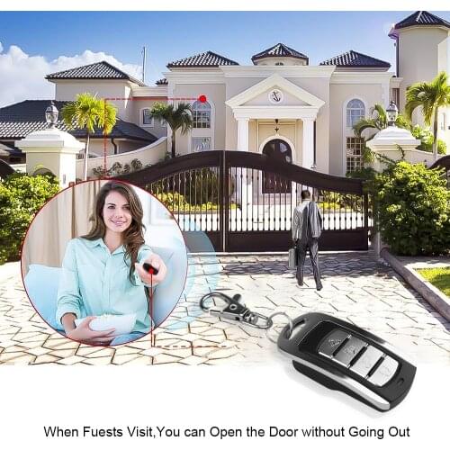 433mhz Remote Control Key garage door copy controller Electric 433.92mhz Universal Gate Garage Door Remote Control Car Keychain