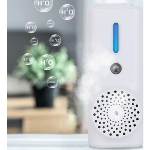 Anion Air Humidifier Aromatherapy Essential Oil Diffuser Dust Odor Removal Purifier Mute Fogger Mist Maker for Home Bedroom Car