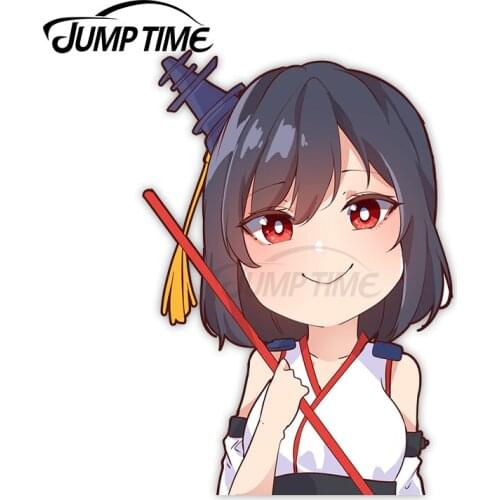 Jump Time 13 x 8.2cm Car Decor Yamashiro Cartoon Avatar Car Stickers Trunk Laptop Camper Windshield Vinyl 3D Accessories