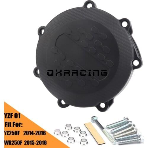 Motorcycle Clutch Cover Protection Cover Fit For YAMAHA YZ 250F YZ250F 2014 - 2016 WR 250F WR250F 2015-2016 Free shipping