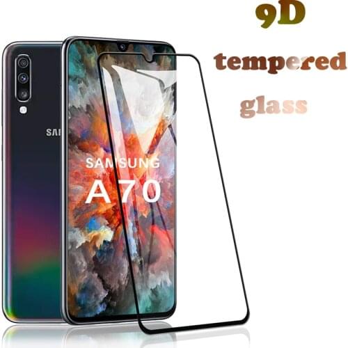 For Samsung Galaxy A70 Screen Protector, 3D Curved Full Cover Tempered Glass Screen Protector for Samsung Galaxy A70 A30 glass
