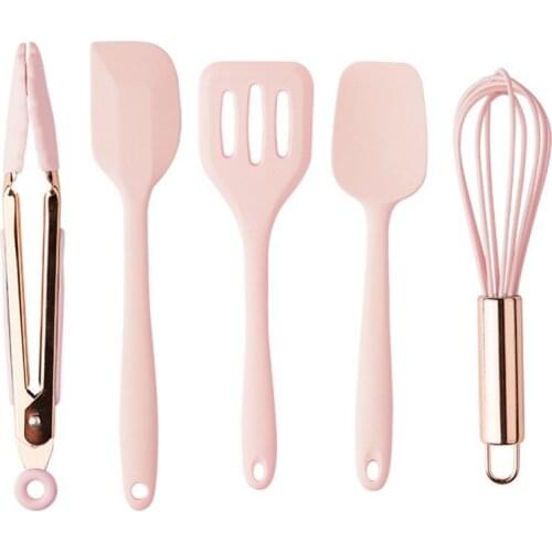 1PCS Silicone Turner Soup Spoon Spatula Brush Scraper Pasta Egg Beater Non-stick pan Kitchen Cooking Tools Kitchenware