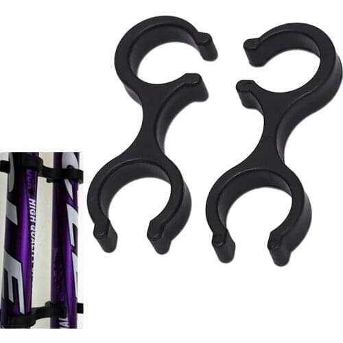 2Pcs Walking stick buckle Trek basket rubber tip carbon fiber hike telescope nordic camp alloy ferrule crutch bar ski