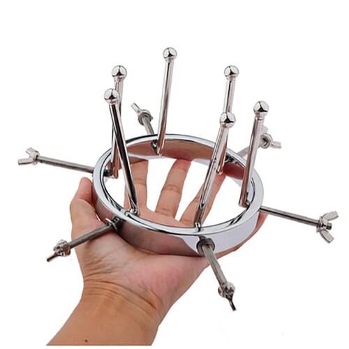 Metal Adjustable Huge Anal Toys Extreme Vaginal Anus Dilator Vaginal Speculum Big Butt Plug Adult Erotic Sex Toys For Men Women