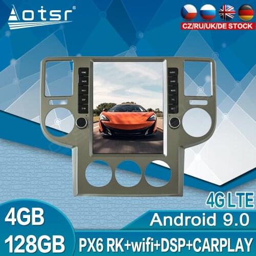128G Car Radio For NISSAN X-trail T30 2002 - 2008 Car GPS Navigation Android 9.0 Tesla Vertical Screen DVD Multimedia Player HD