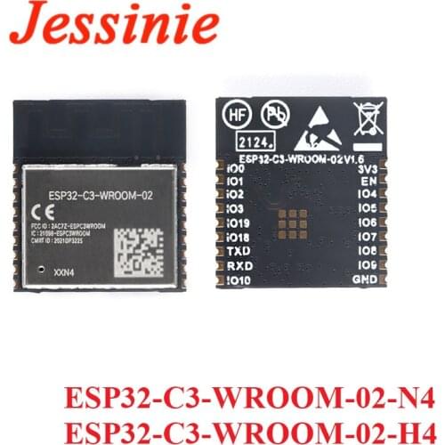 ESP32-C3-WROOM-02 ESP32-C3 2.4GHz BLE 5.0 WiFi+Bluetooth-compatible Wireless Module