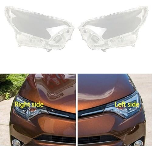 For Toyota RAV4 2016-2018 Headlight Shell Lamp Shade Transparent Lens Cover Headlight Cover