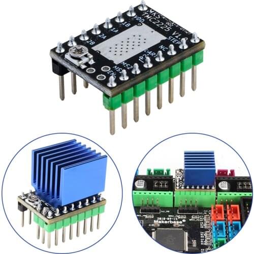 TMC2225 2225 Stepper Motor Driver Replace TMC2208 TMC2209 StepStick 3D printer parts ultra silent For SGen_L Gen_L Robin Nano