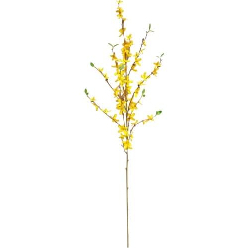 Artificial Flower Flowers Nordic Festive Furnishing Yellow For Festival Party Takaeda Home Ornaments Simulation Winter Jasmine