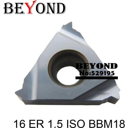 OYYU 16 ER 1.5 ISO BBM18 carbide inserts for threading turning tools SER SNL cnc lathe arbor 16ER ISO