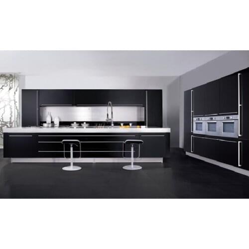 China kitchen cabinets black color