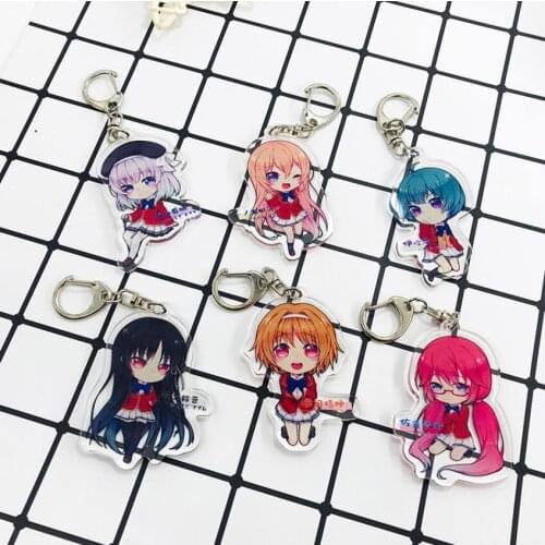 Classroom Of The Elite Horikita Suzune Kikyou Kushida Acrylic Figure keychain Keyring Decoration Collection Model Toy