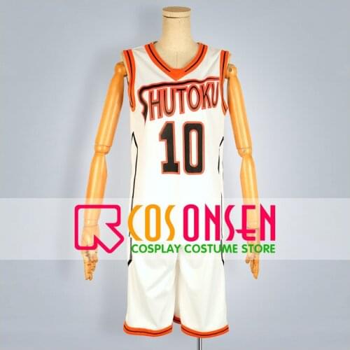 COSPLAYONSEN Kurokos Basketball Shutoku High Kazunari Takao Cosplay Costume Jersey All Size