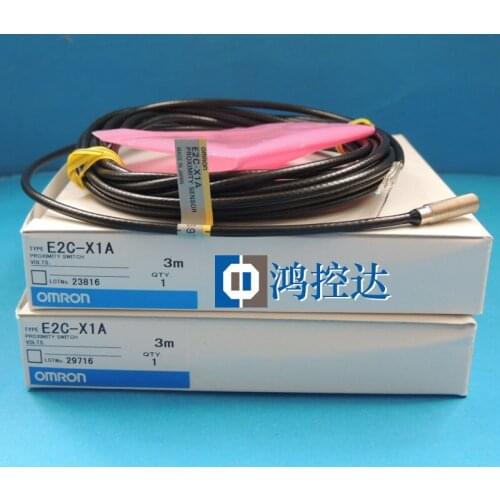 New original Optical Fiber Sensor E2C-X1A 3M Fiber Amplifie