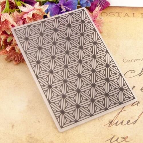 KLJUYP Background Plastic Embossing Folders for DIY Scrapbooking Paper Craft/Card Making Decoration Supplies
