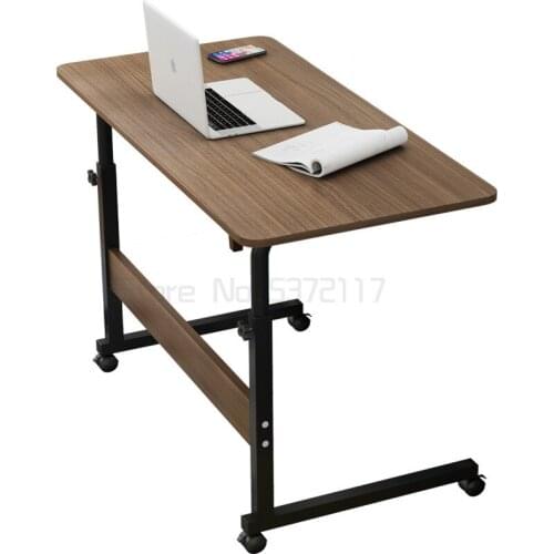Movable simple table bedroom household student desk simple lifting dormitory lazy computer desk