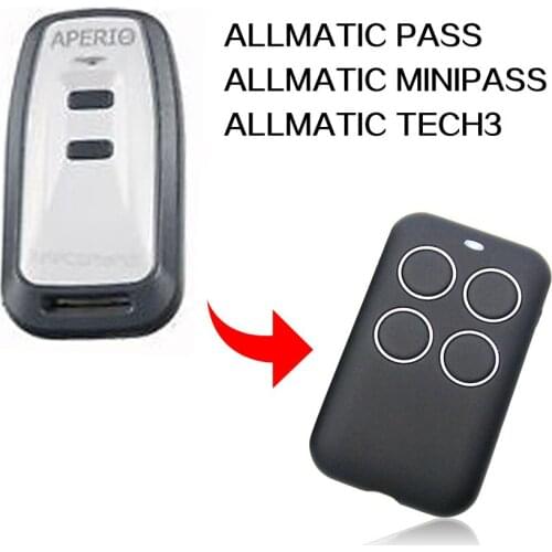 Allmatic TECH3 MINIPASS remote control gate remote control garage door remote control 433MHz