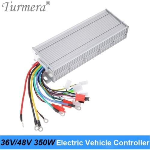 Turmera DC 36V 48V 350W Electric Vehicle Brushless Controllor DC Motor Regulator Speed Controller For Electric Bicycle E-bike A6