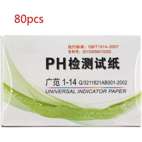 Testing Tools 80 Strips/pack PH Test Strips PH Meter PH Controller Range 1-14st Alkaline Acid Indicator Litmus Paper Water