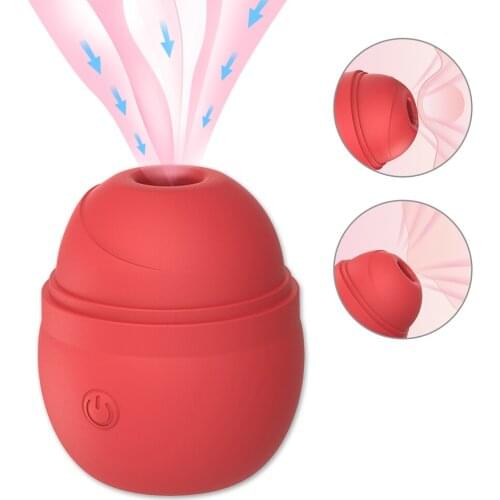 Rose Shape Vagina Sucking Vibrator Intimate Good Nipple Sucker Oral Licking Clitoris Stimulation Powerful Sex Toys for Women