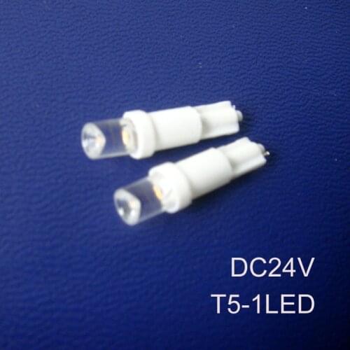 High quality,24V Truck T5 led,T5 bulb,T5 light 24v,T5 Indicator lamp,T5 led Instrument light,w3w wedge,free shipping 10pcs/lot