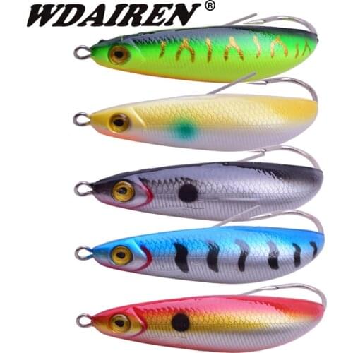 1Pcs Winter Hard Fishing Lure Ice Fishing Anti-hanging Hook Baits 88mm 20.5g Minnow Artificial Bait Crankbaits Swimbait