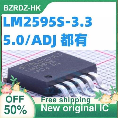 2PCS/lot LM2595S-3.3/5.0/ADJ LM2595SX-3.3/5.0/ADJ New original IC