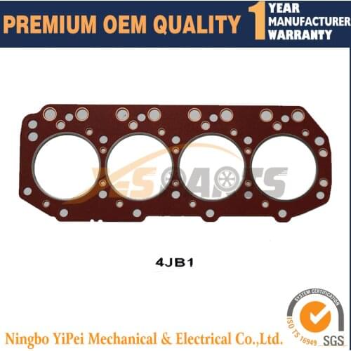 4JB1 4JB1T CYLINDER HEAD GASKET For truck ELF 250 NKR NHR Truck 2.8L 8V L4 8-94332327-0