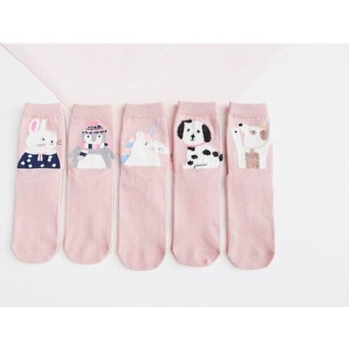 500pairs/lot winter new fashion cute 3D cartoon animal pet style cotton sock/bunny rabbite/dog/unicorn/penguin sock