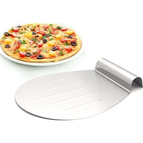 LanLan Stainless Steel Cake Safety Transfer Shovel Baking Tools Pizza Moving Board Kitchen Supplies