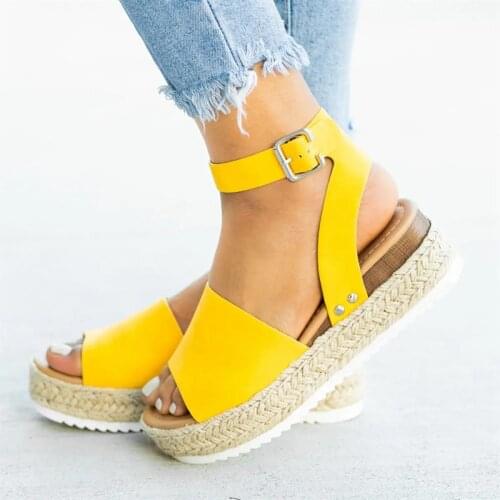 2021 Wedges Shoes For Women High Heels Sandals Summer Shoes Flip Flop fashion vintage Femme Platform Sandals