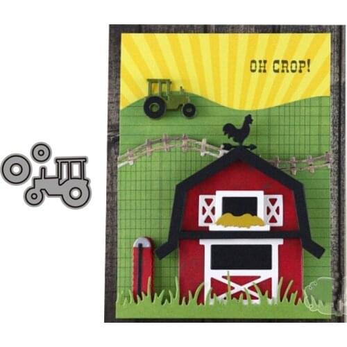 CH tractor Metal Cutting Dies Stencils for DIY Scrapbooking/photo Album stamps Decorative Embossing DIY Paper