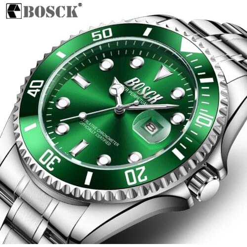 Mens Watch Water Ghost Fashion Sports Calendar Watches Man Quartz Wristwatch Silicone Steel Strap Male Clock Relogio Masculino