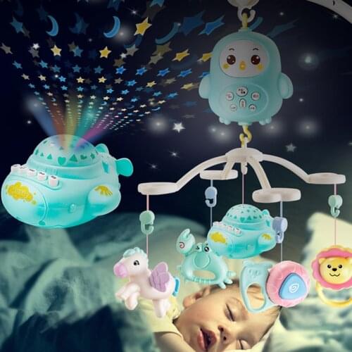 Baby Remote Control Mobiles Rattles Music Educational Toys Bed Bell Toy for Animal Party NSV775