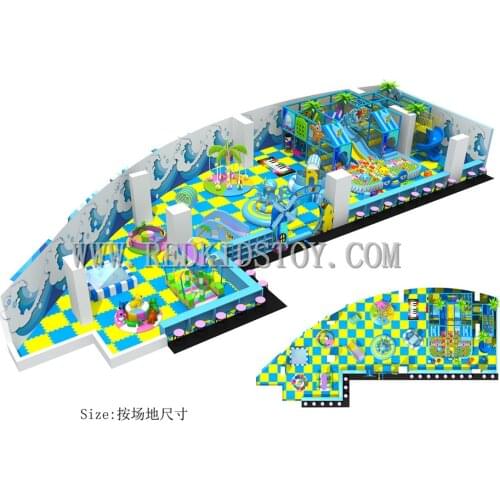 Exported to Turkey Children Indoor Playground CE Approved Kindergarten Indoor Naughty Castle 150806C